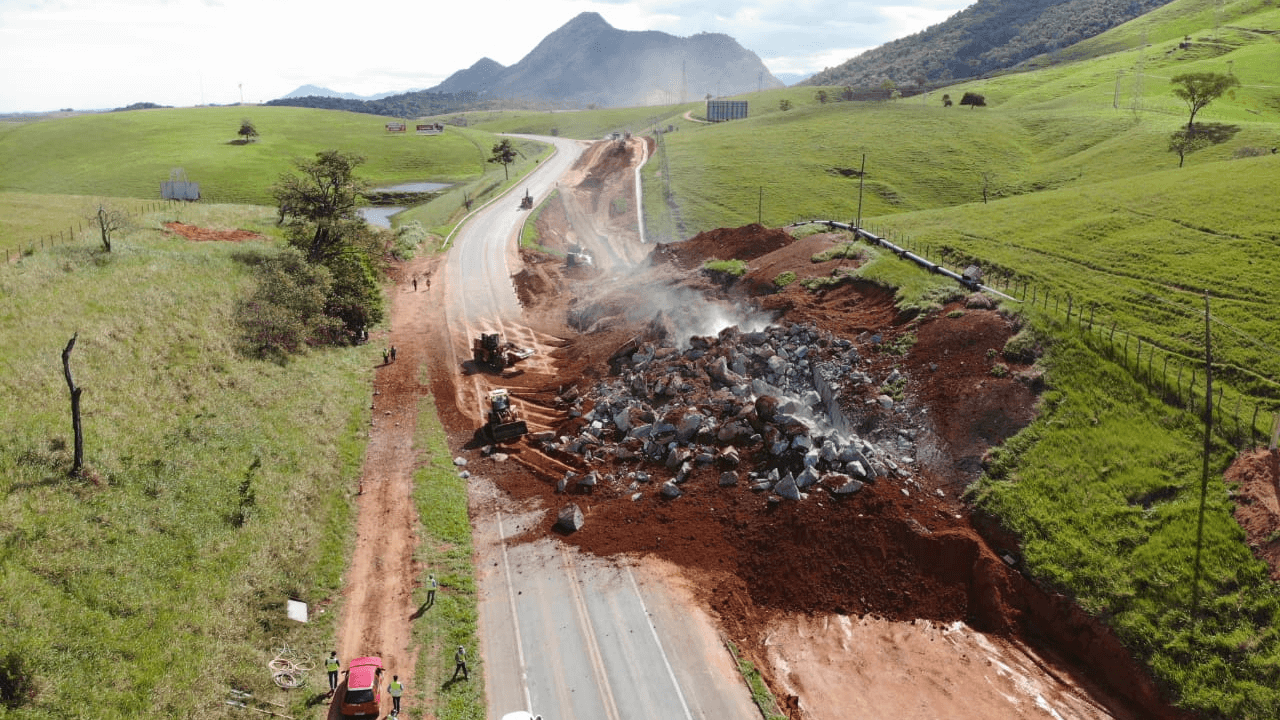 3ª etapa de detonação de rocha acontece nesta terça-feira
