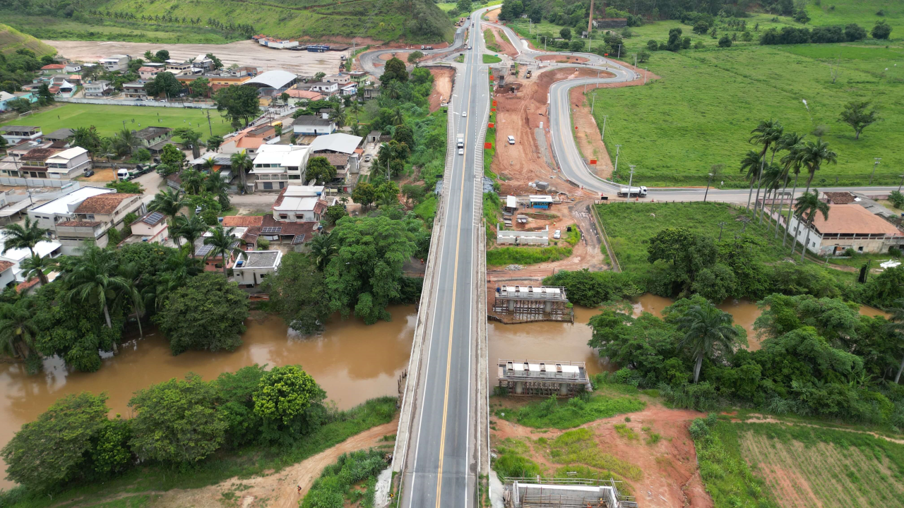 Construção da ponte sobre o Rio Benevente entra em nova fase