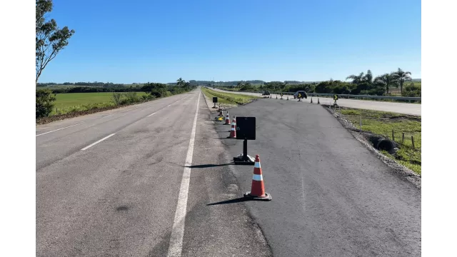 Concessionária finaliza a implantação e sinalização do desvio que será liberado na segunda-feira (1)